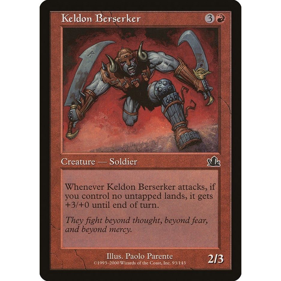Image for Keldon Berserker (93) (PCY) - Magic: The Gathering