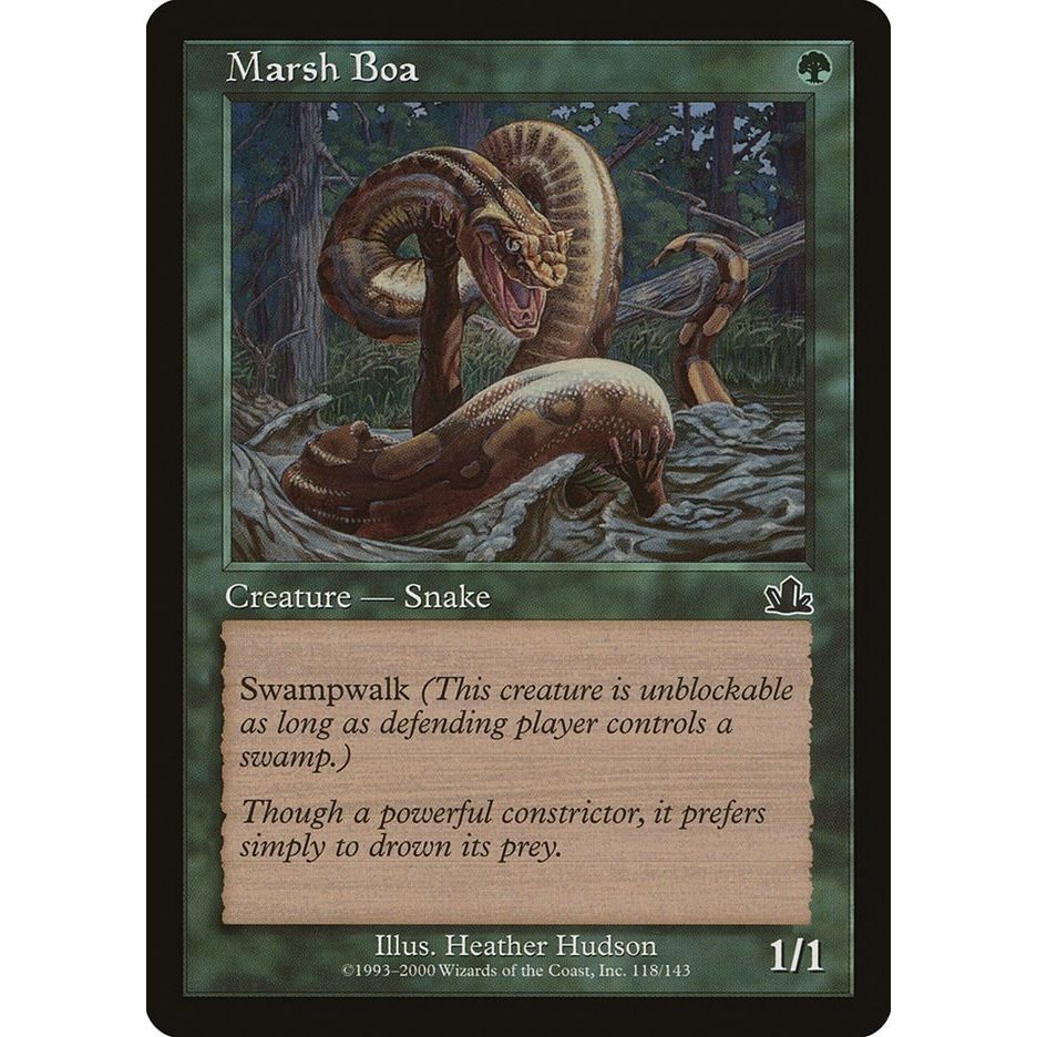 Image for Marsh Boa (118) (PCY) - Magic: The Gathering