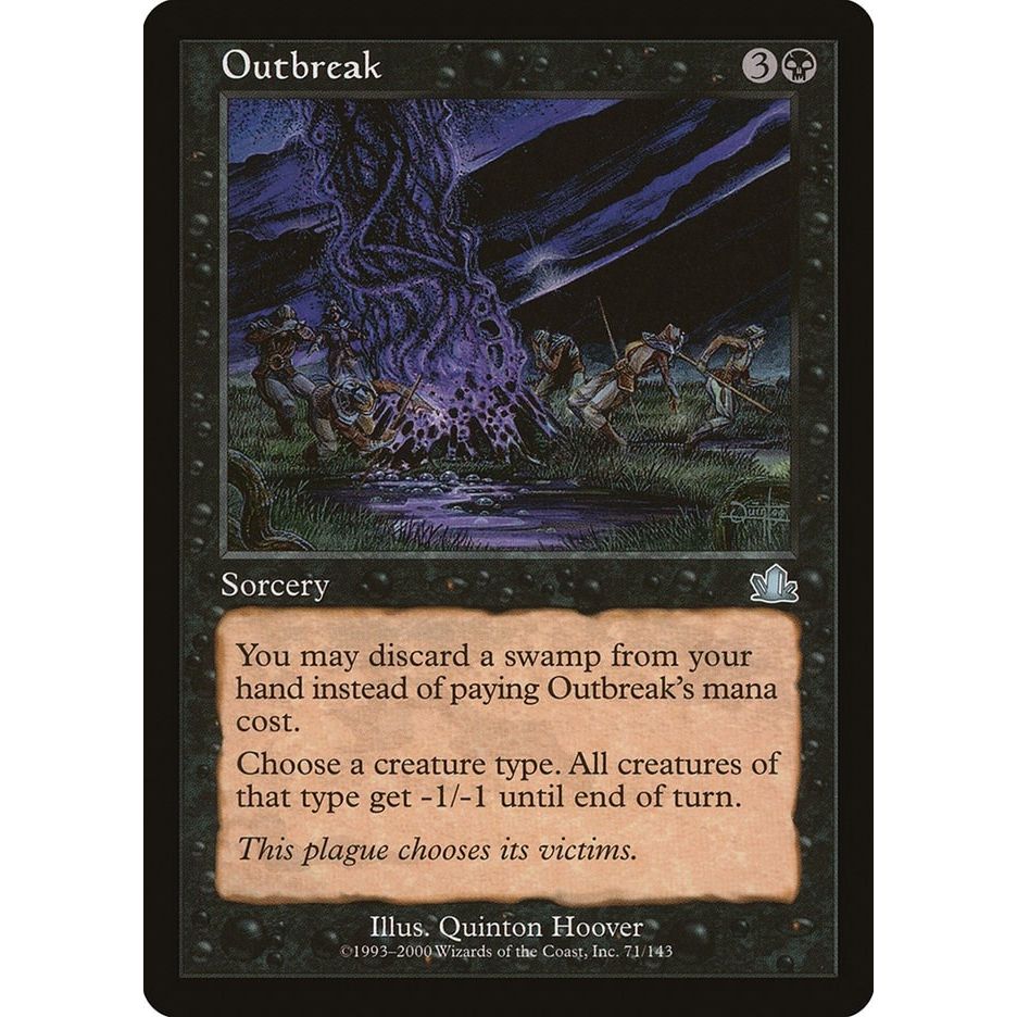Image for Outbreak (71) (PCY) - Magic: The Gathering
