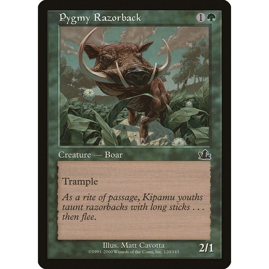 Image for Pygmy Razorback (120) (PCY) - Magic: The Gathering