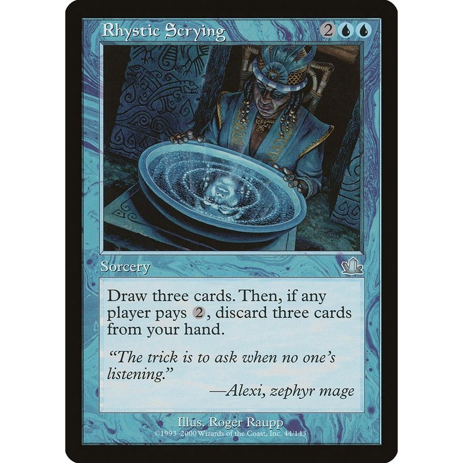 Image for Rhystic Scrying (44) (PCY) - Magic: The Gathering