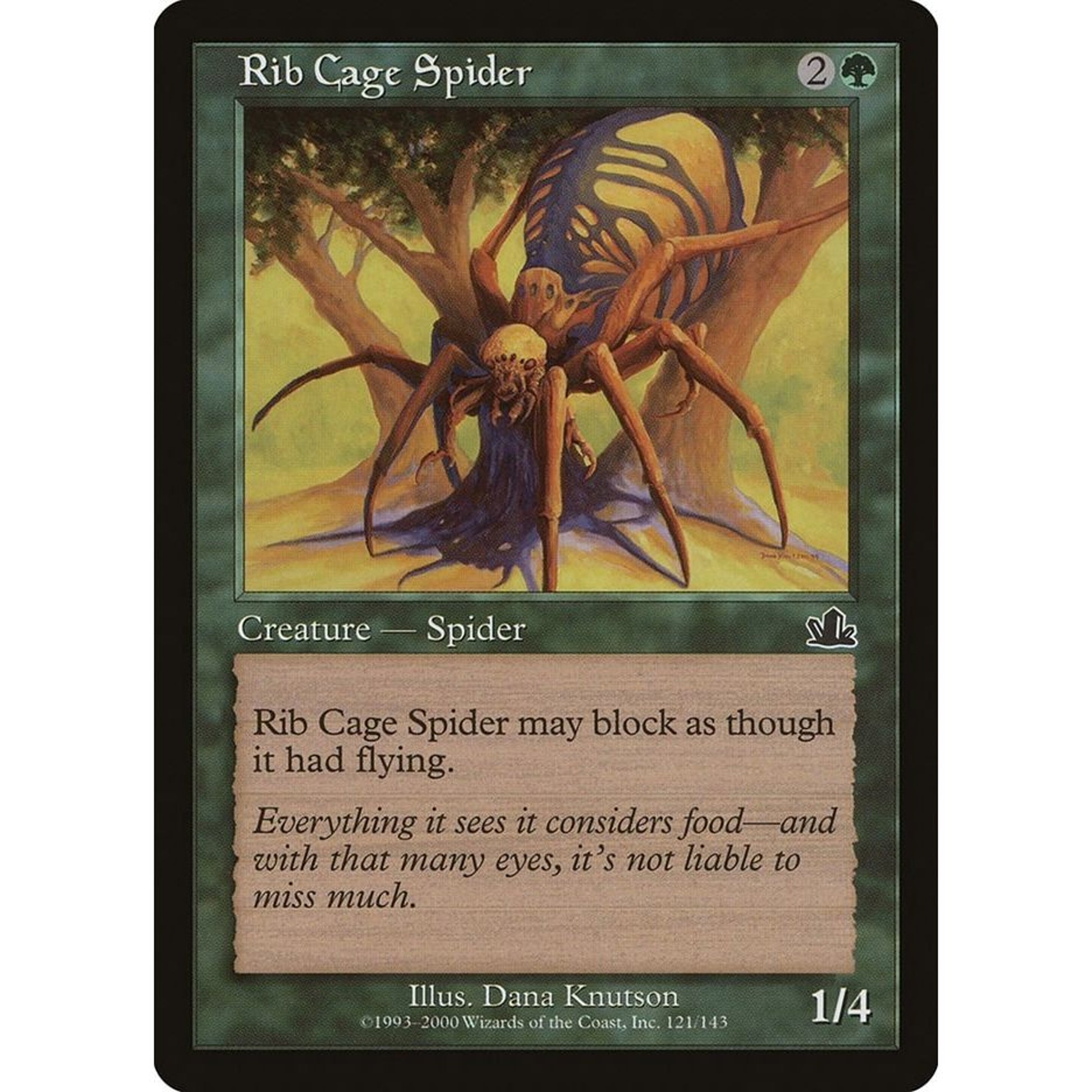 Image for Rib Cage Spider (121) (PCY) - Magic: The Gathering