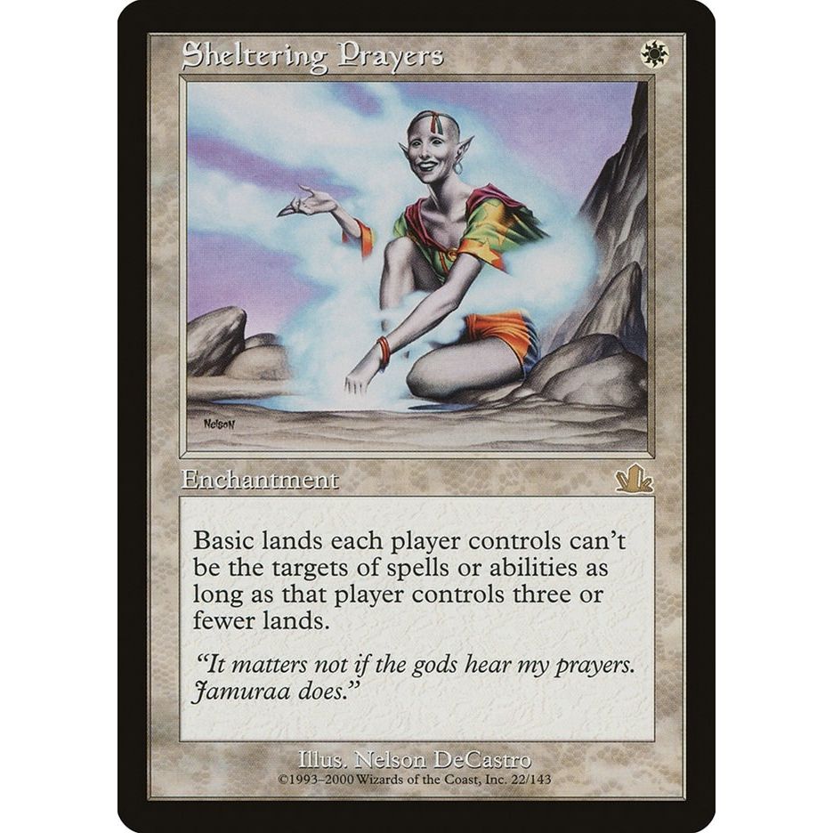 Image for Sheltering Prayers (22) (PCY) - Magic: The Gathering