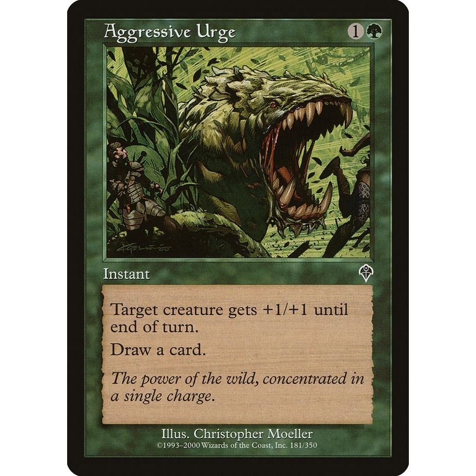 Image for Aggressive Urge (181) (INV) - Magic: The Gathering