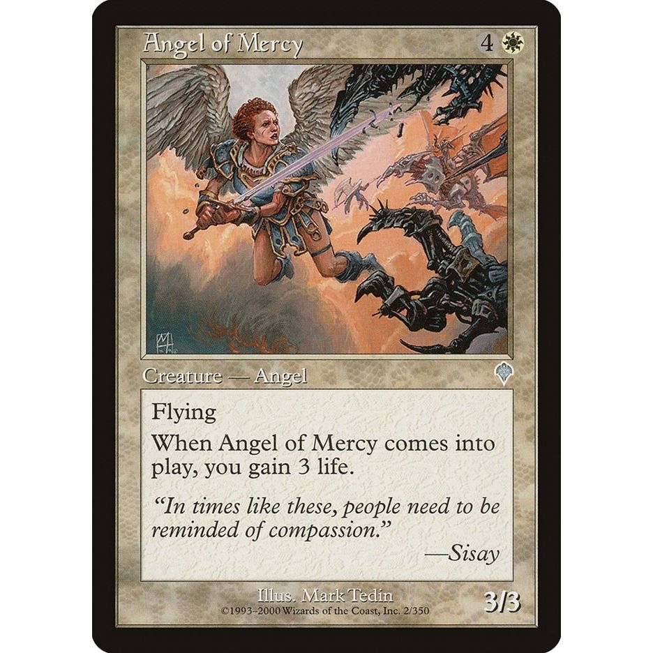 Image for Angel of Mercy (2) (INV) - Magic: The Gathering