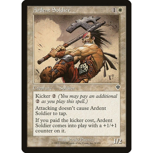 Image for Ardent Soldier (3) (INV) - Magic: The Gathering