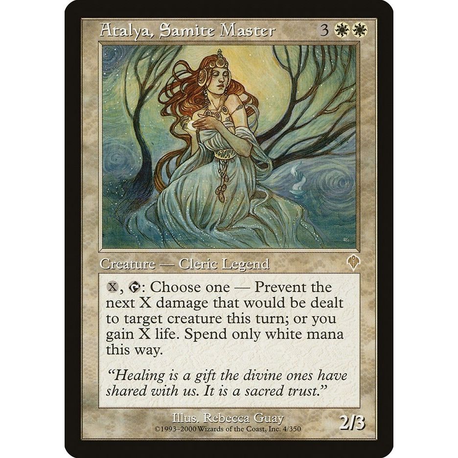 Image for Atalya, Samite Master (4) (INV) - Magic: The Gathering