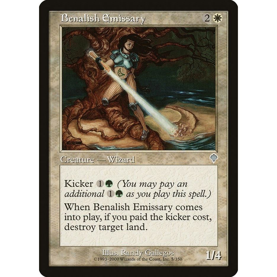 Image for Benalish Emissary (5) (INV) - Magic: The Gathering