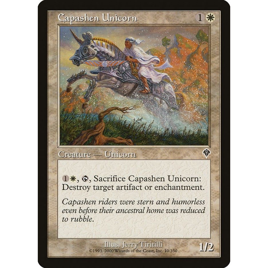 Image for Capashen Unicorn (10) (INV) - Magic: The Gathering