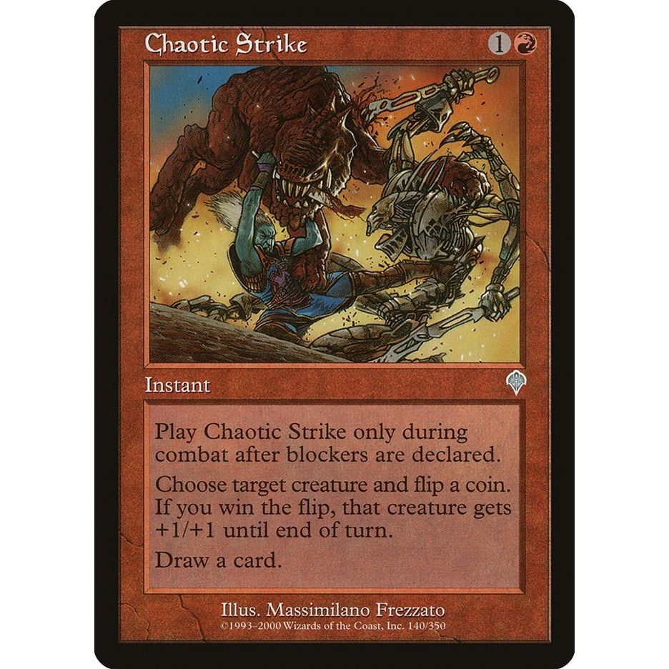 Image for Chaotic Strike (140) (INV) - Magic: The Gathering