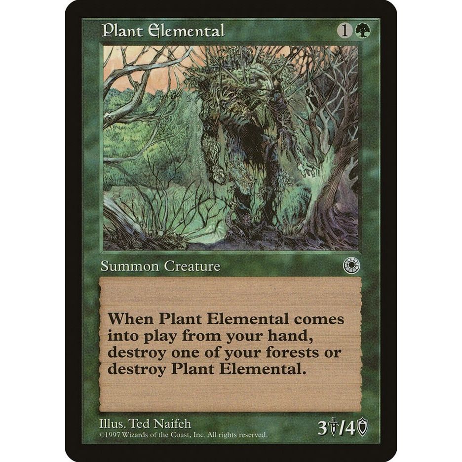 Image for Plant Elemental (POR) - Magic: The Gathering