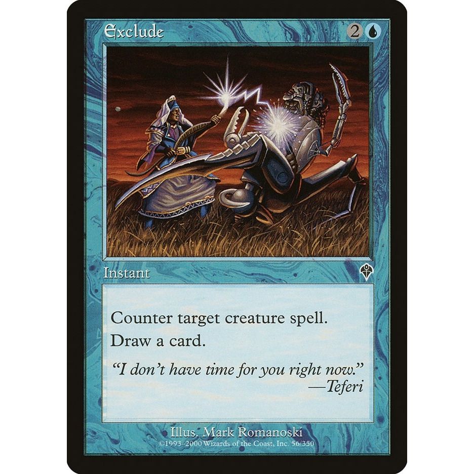 Image for Exclude (56) (INV) - Magic: The Gathering
