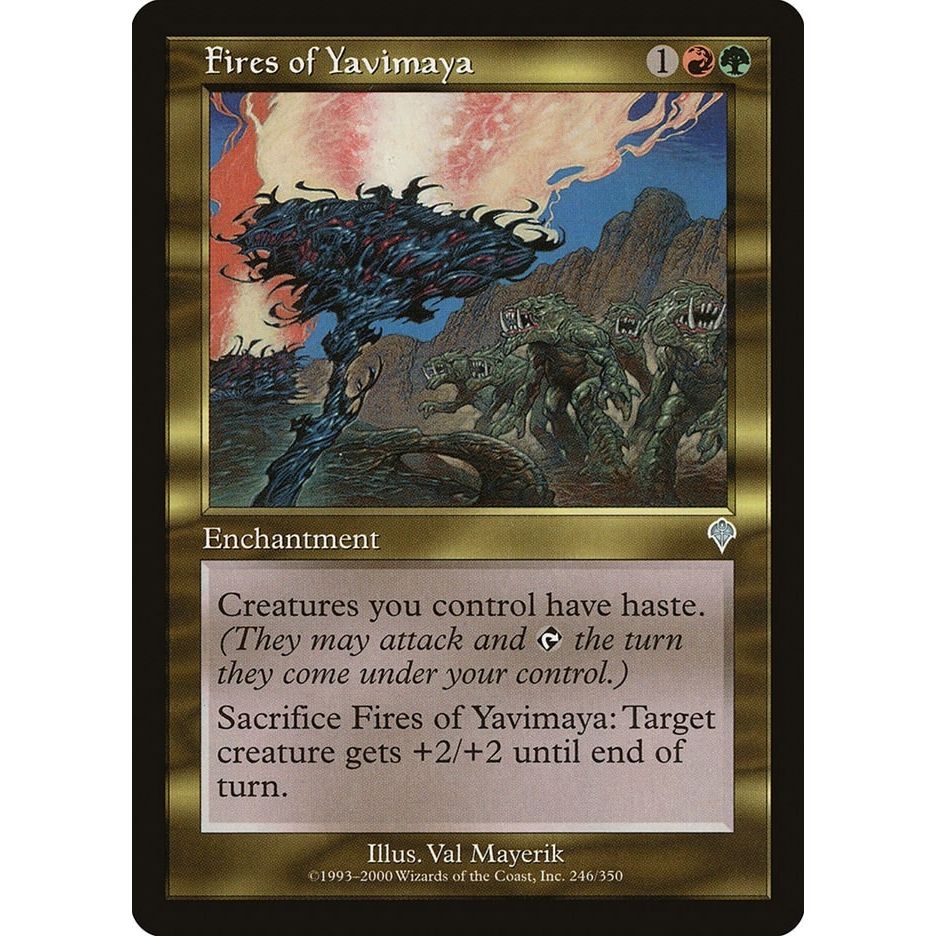 Image for Fires of Yavimaya (246) (INV) - Magic: The Gathering