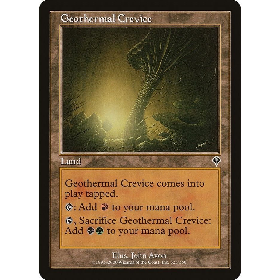 Image for Geothermal Crevice (323) (INV) - Magic: The Gathering