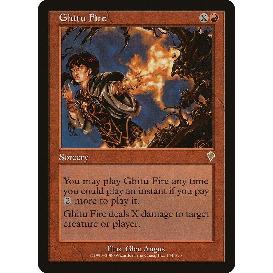 Image for Ghitu Fire (144) (INV) - Magic: The Gathering