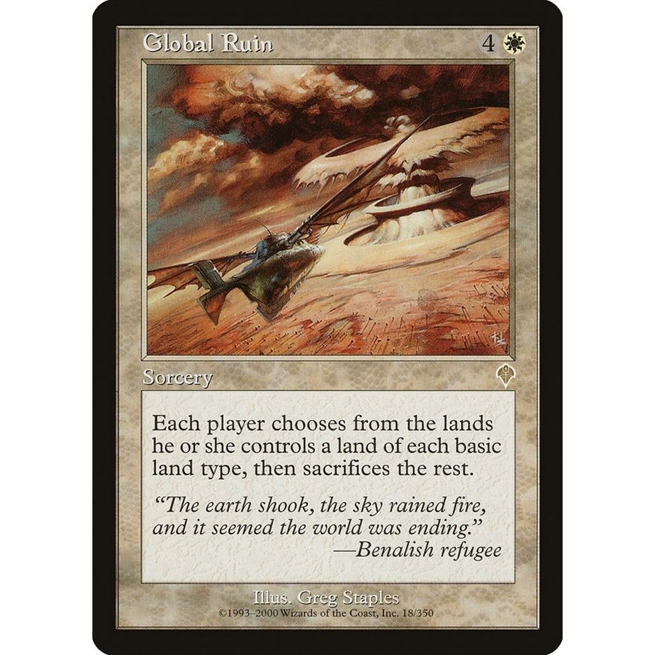 Image for Global Ruin (18) (INV) - Magic: The Gathering