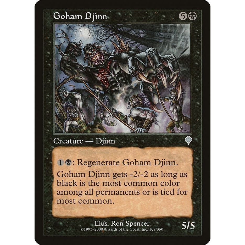 Image for Goham Djinn (107) (INV) - Magic: The Gathering