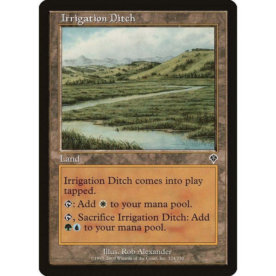 Image for Irrigation Ditch (324) (INV) - Magic: The Gathering