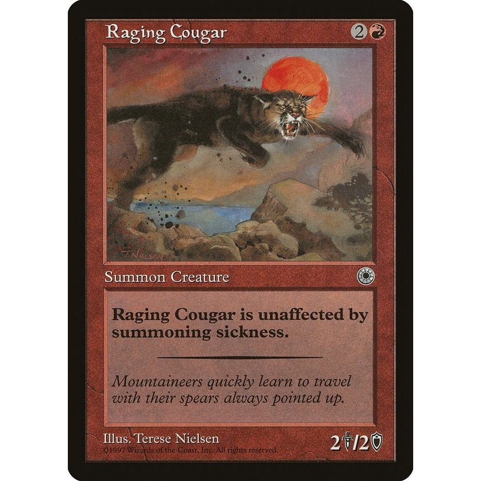 Image for Raging Cougar (POR) - Magic: The Gathering
