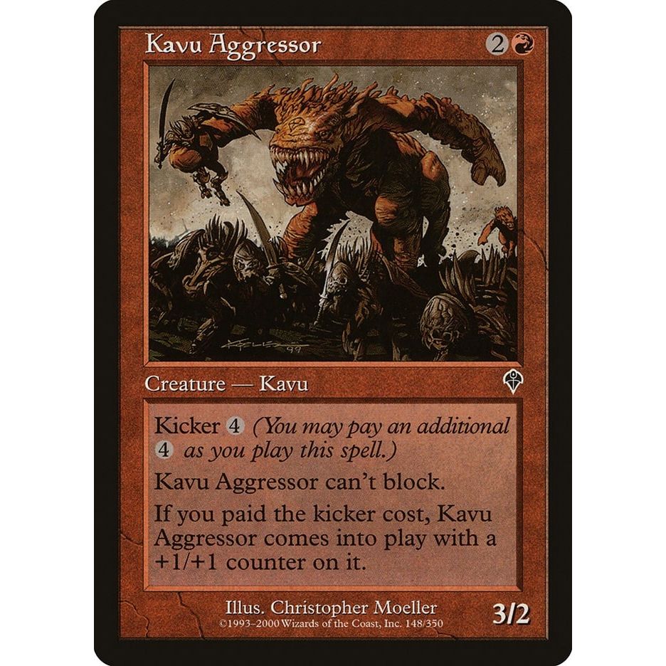Image for Kavu Aggressor (148) (INV) - Magic: The Gathering
