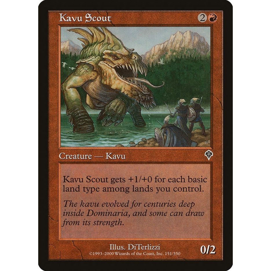 Image for Kavu Scout (151) (INV) - Magic: The Gathering