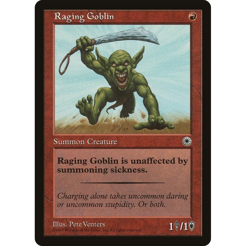 Image for Raging Goblin (Flavor Text) (POR) - Magic: The Gathering