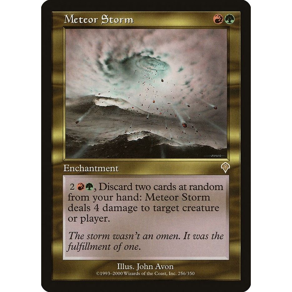 Image for Meteor Storm (256) (INV) - Magic: The Gathering