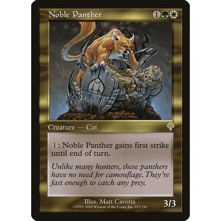 Image for Noble Panther (257) (INV) - Magic: The Gathering