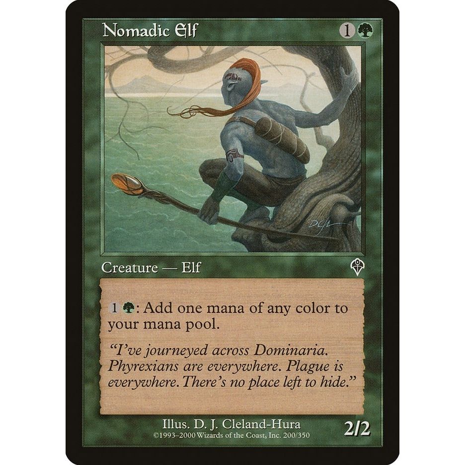 Image for Nomadic Elf (200) (INV) - Magic: The Gathering