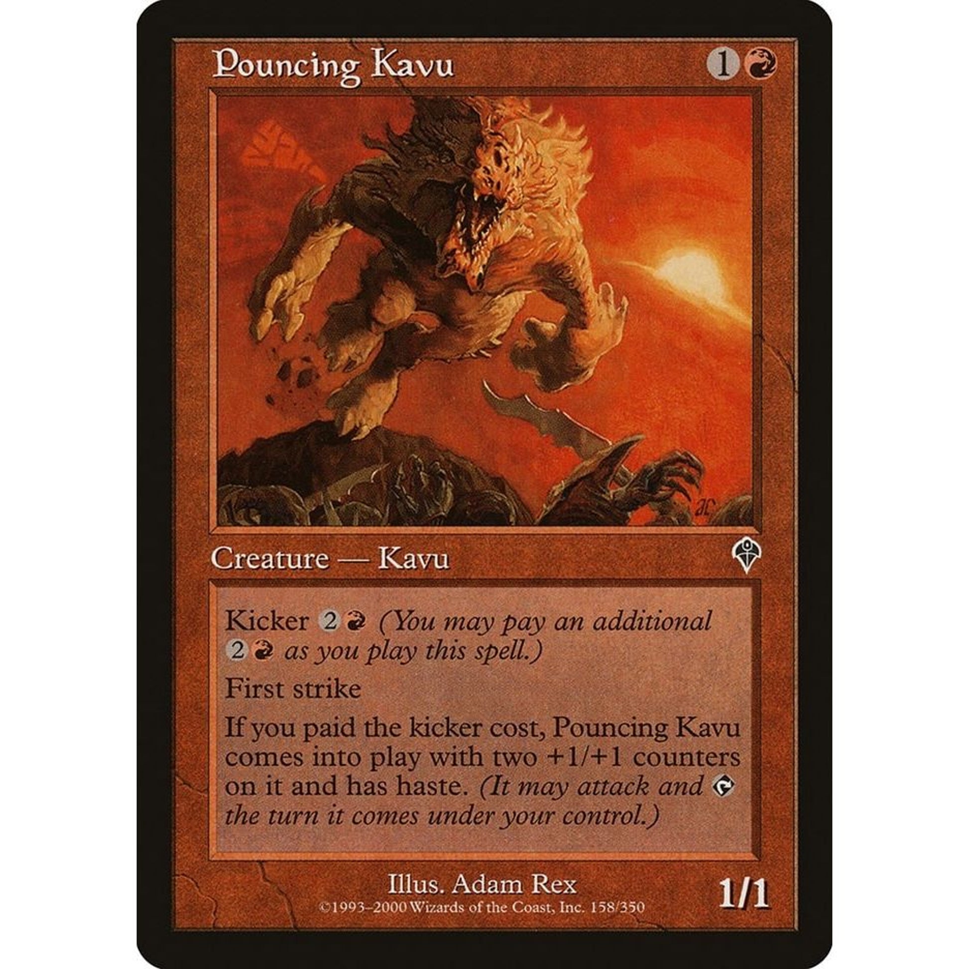 Image for Pouncing Kavu (158) (INV) - Magic: The Gathering