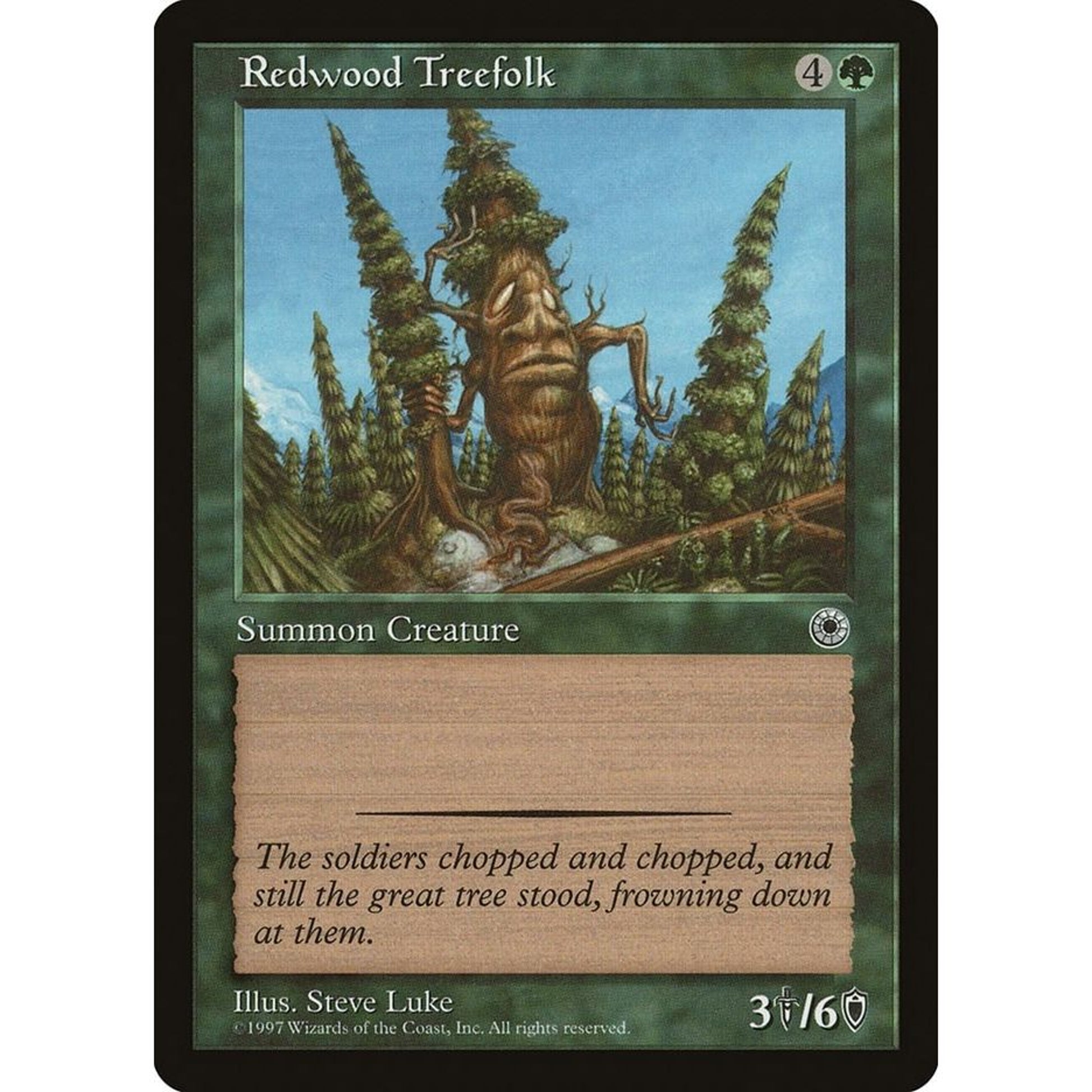 Image for Redwood Treefolk (POR) - Magic: The Gathering