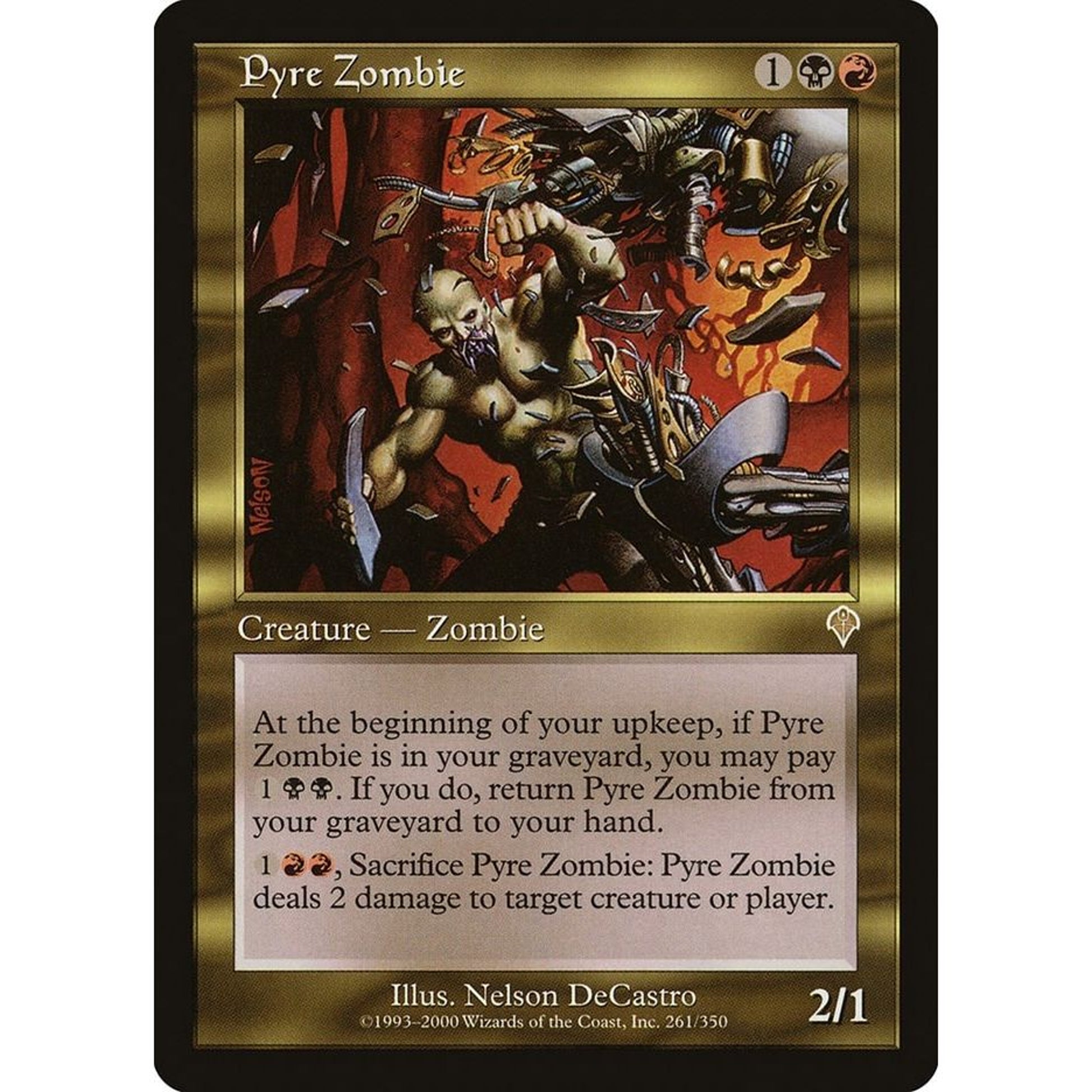 Image for Pyre Zombie (261) (INV) - Magic: The Gathering