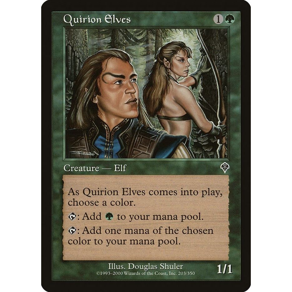 Image for Quirion Elves (203) (INV) - Magic: The Gathering