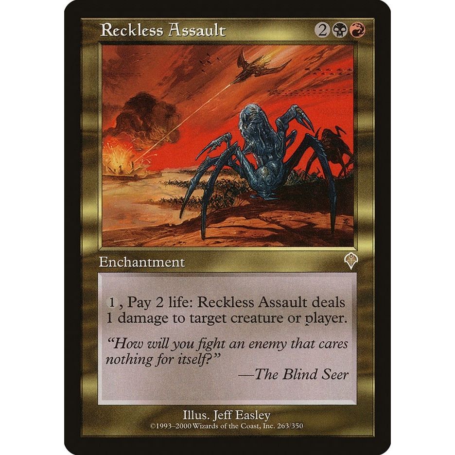 Image for Reckless Assault (263) (INV) - Magic: The Gathering