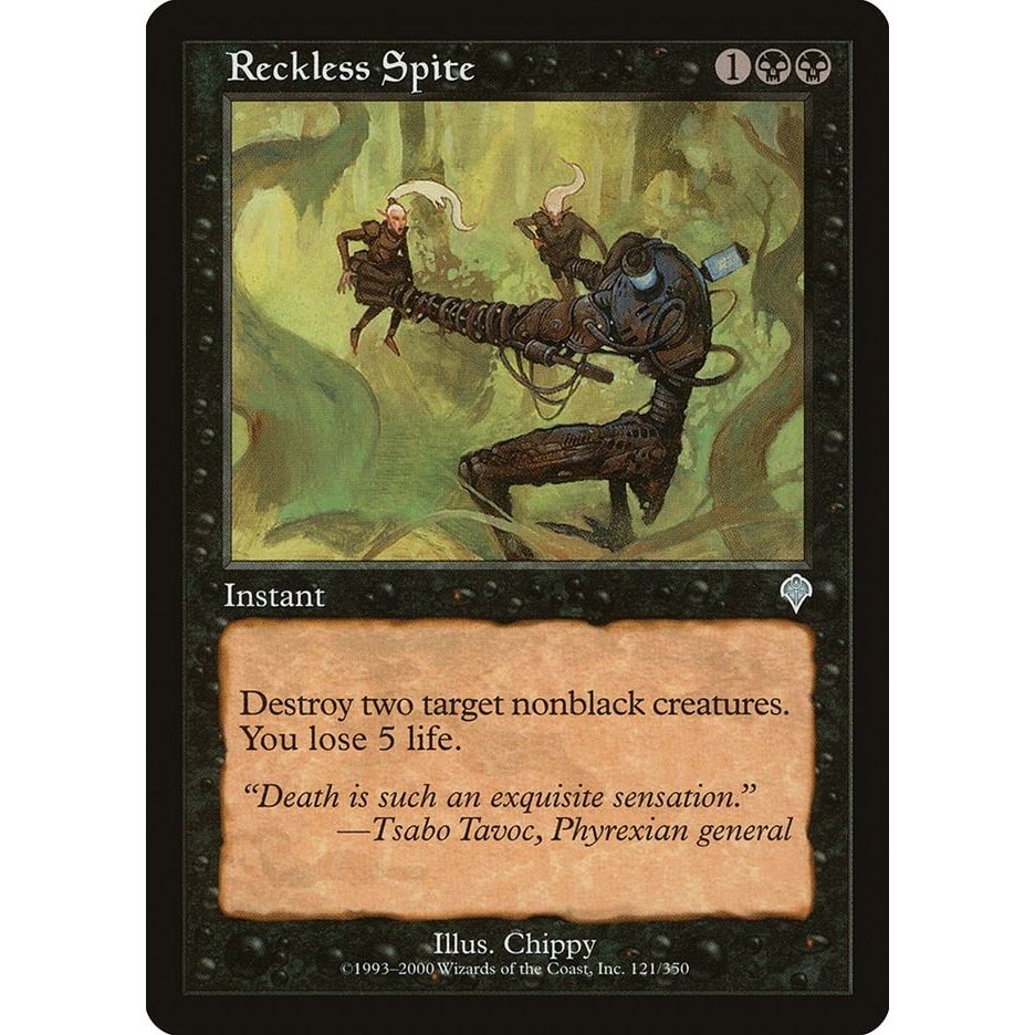 Image for Reckless Spite (121) (INV) - Magic: The Gathering