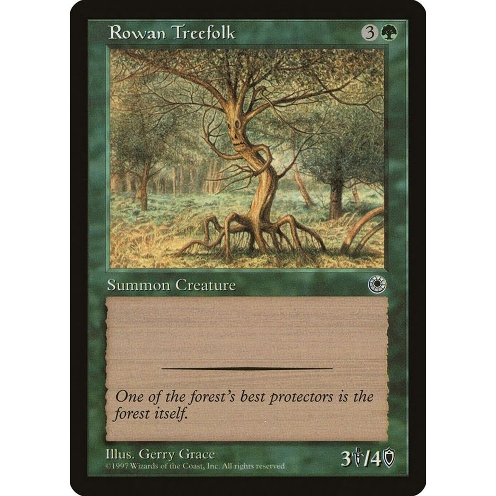 Image for Rowan Treefolk (POR) - Magic: The Gathering
