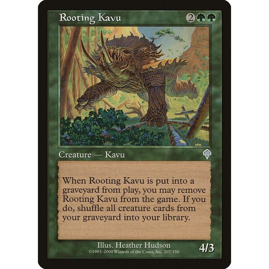 Image for Rooting Kavu (207) (INV) - Magic: The Gathering