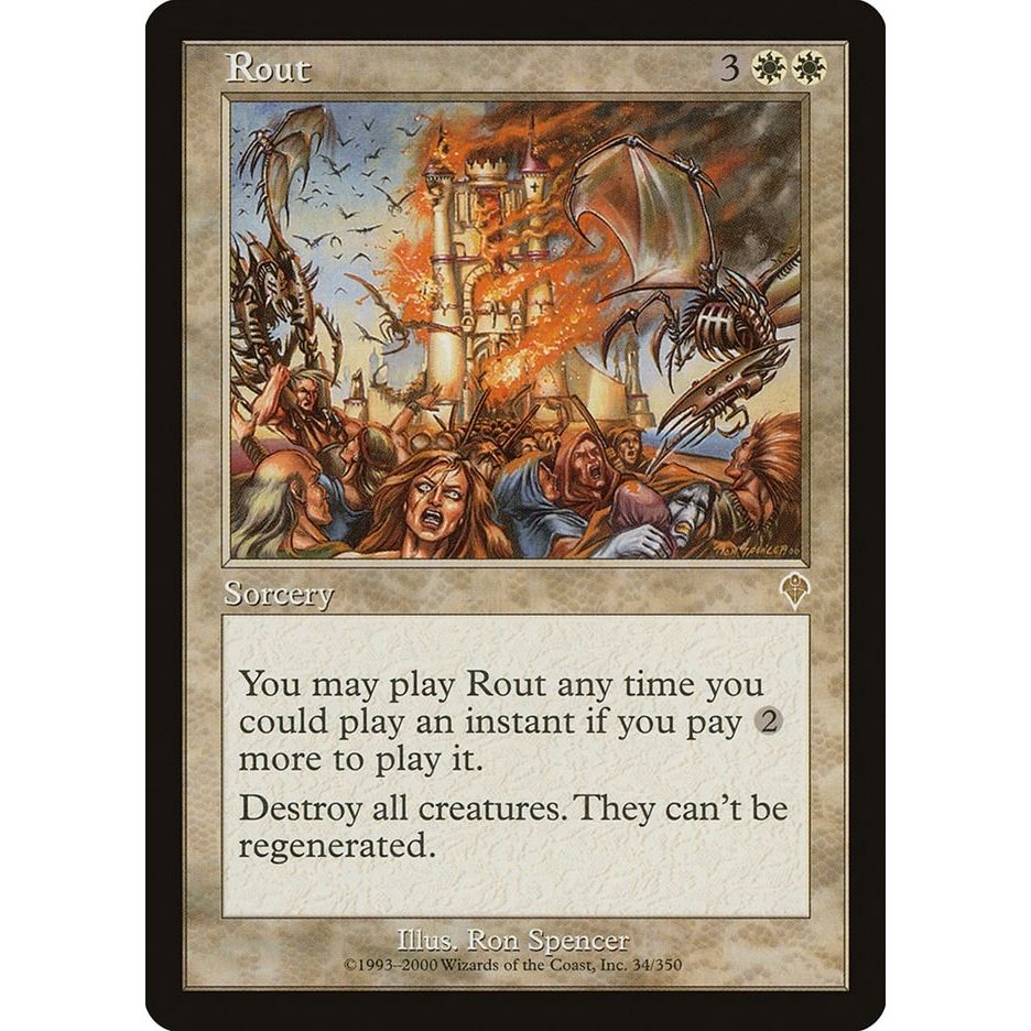 Image for Rout (34) (INV) - Magic: The Gathering