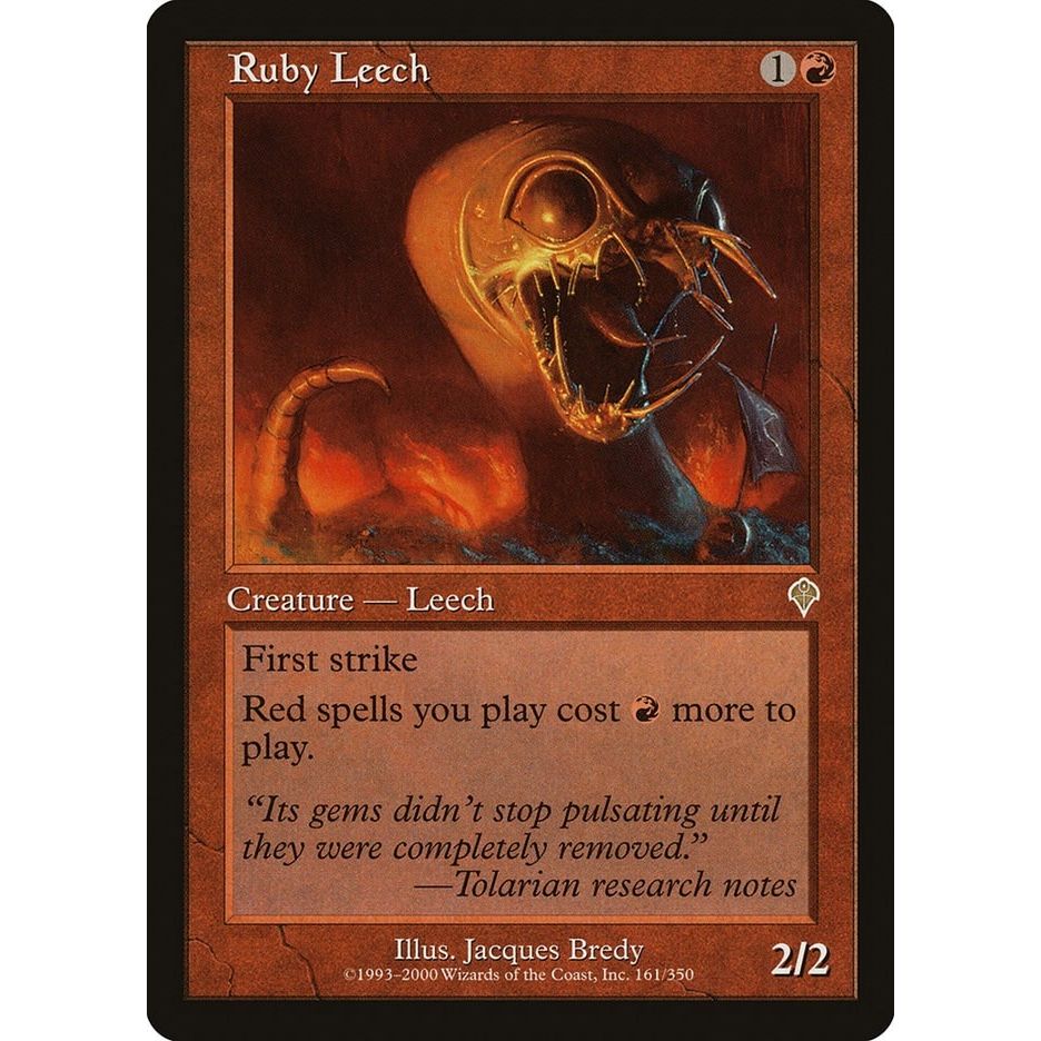 Image for Ruby Leech (161) (INV) - Magic: The Gathering