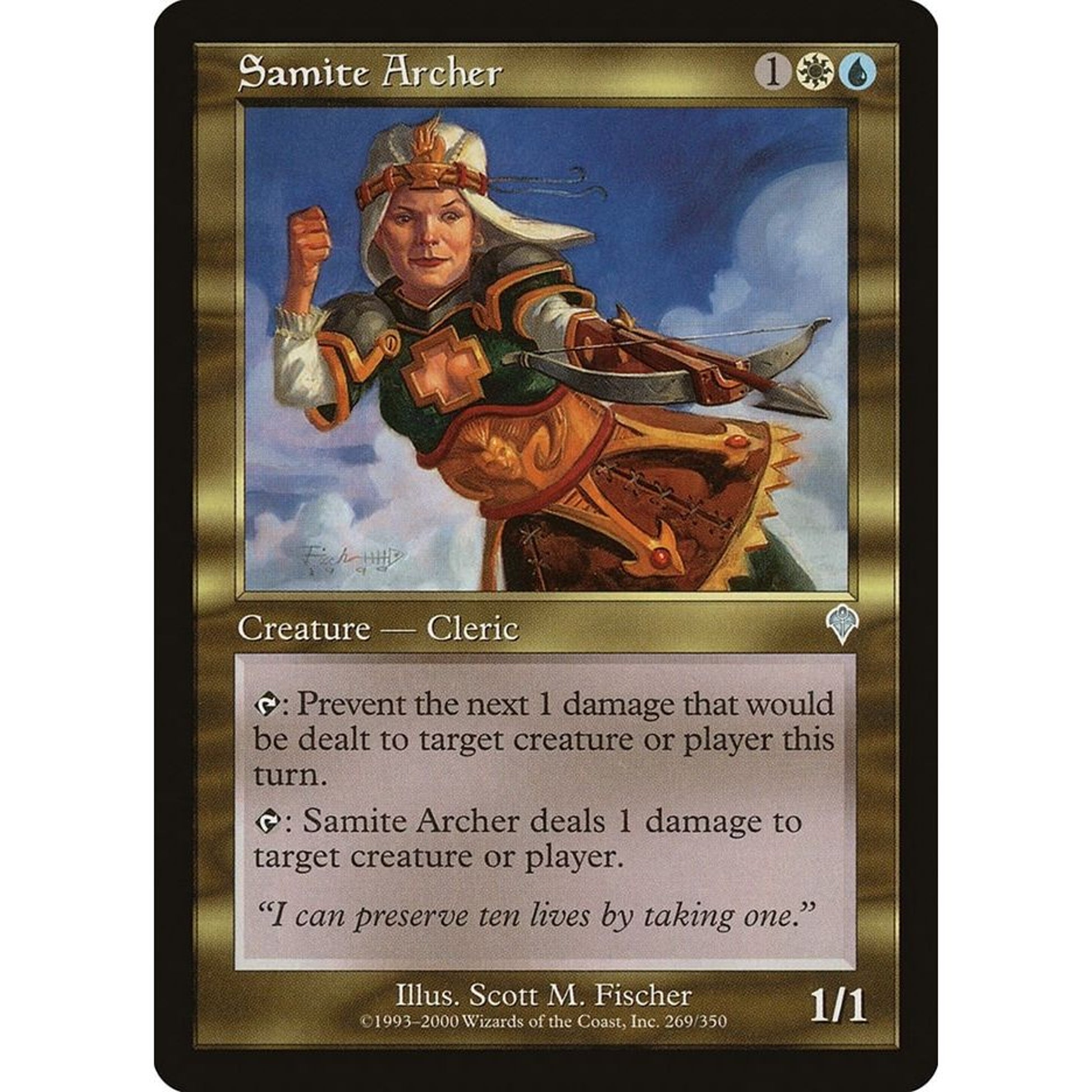Image for Samite Archer (269) (INV) - Magic: The Gathering