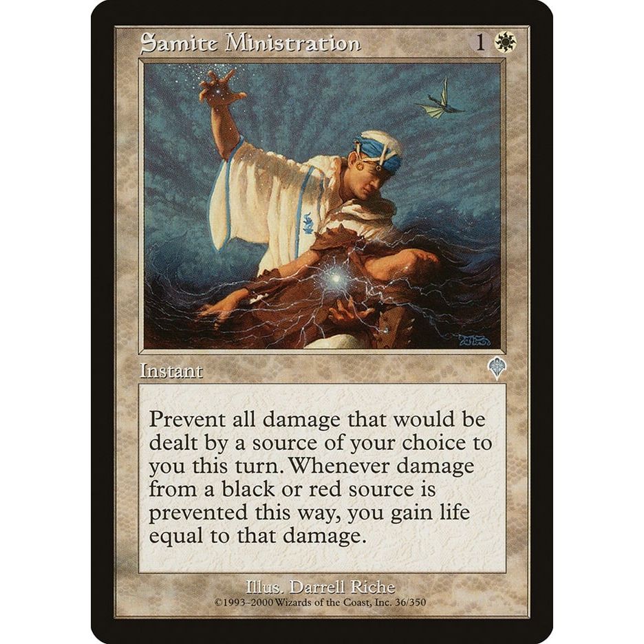 Image for Samite Ministration (36) (INV) - Magic: The Gathering