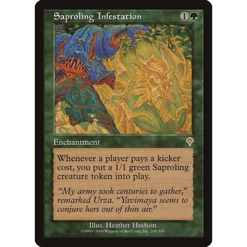 Image for Saproling Infestation (208) (INV) - Magic: The Gathering