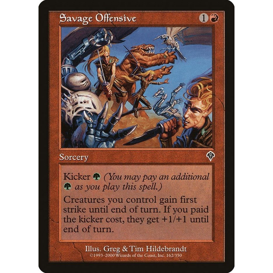 Image for Savage Offensive (162) (INV) - Magic: The Gathering