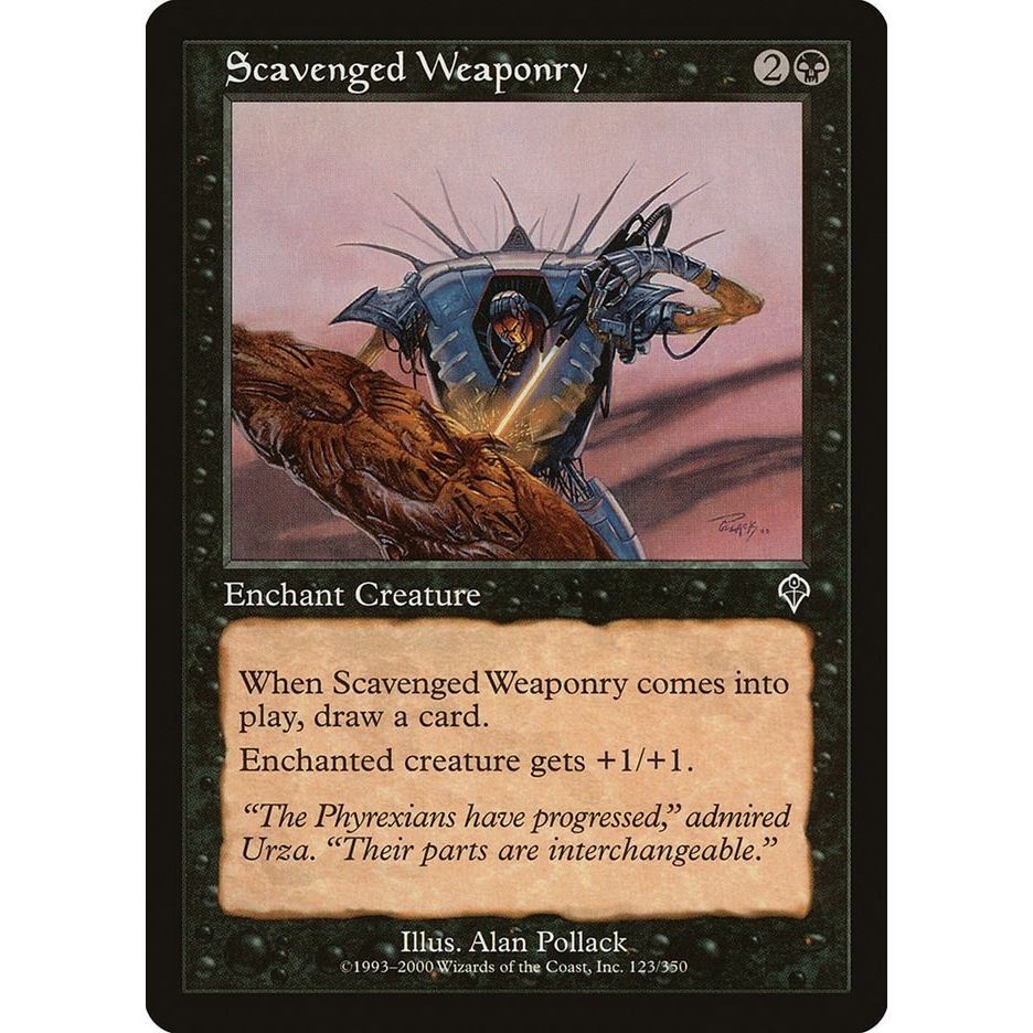 Image for Scavenged Weaponry (123) (INV) - Magic: The Gathering