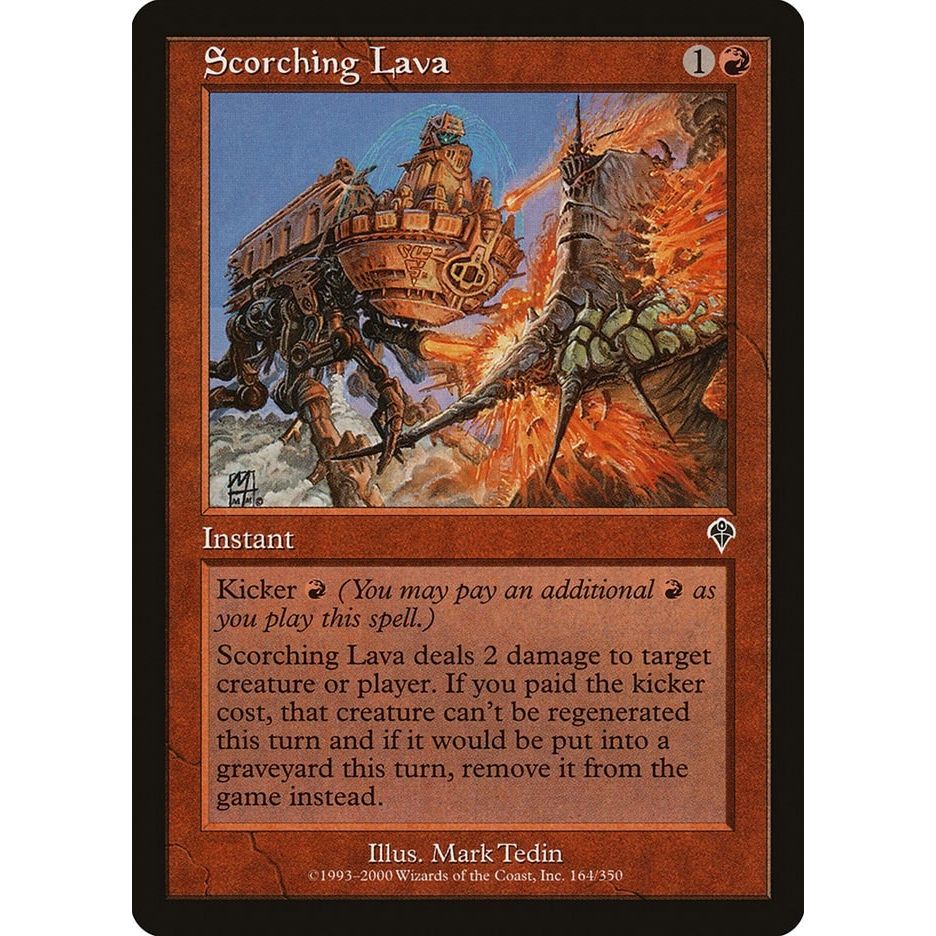 Image for Scorching Lava (164) (INV) - Magic: The Gathering