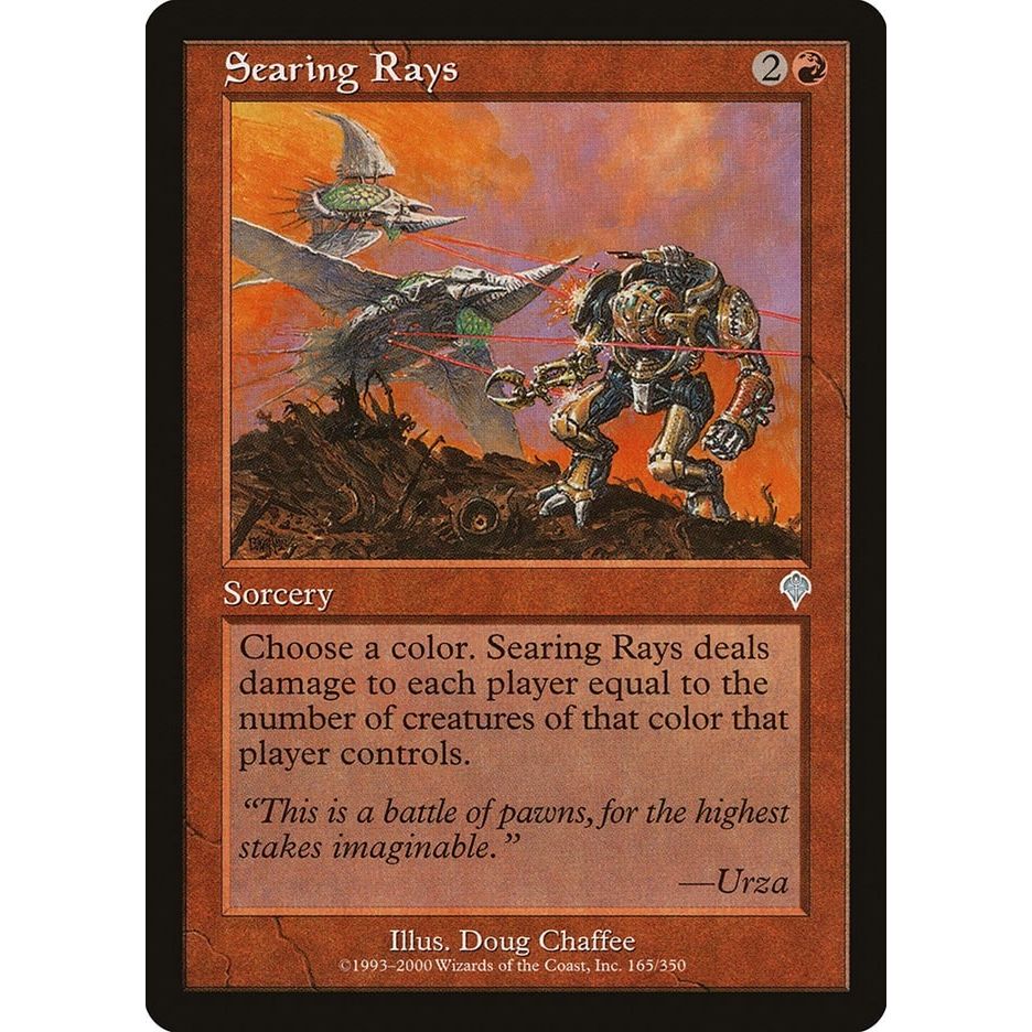 Image for Searing Rays (165) (INV) - Magic: The Gathering