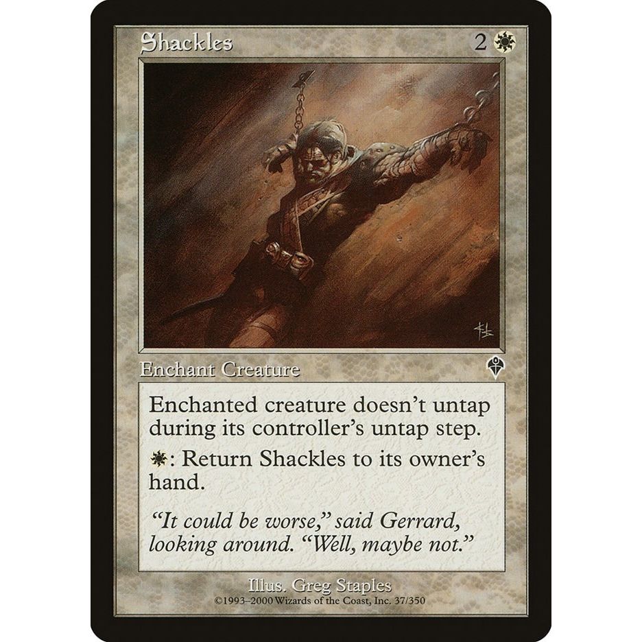 Image for Shackles (37) (INV) - Magic: The Gathering