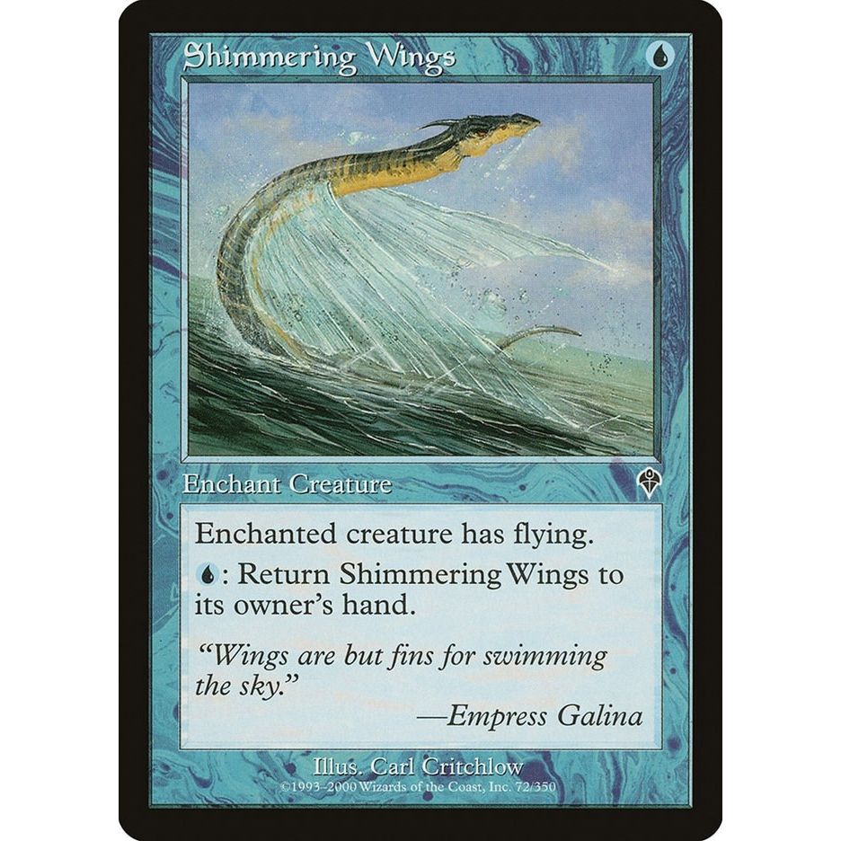 Image for Shimmering Wings (72) (INV) - Magic: The Gathering