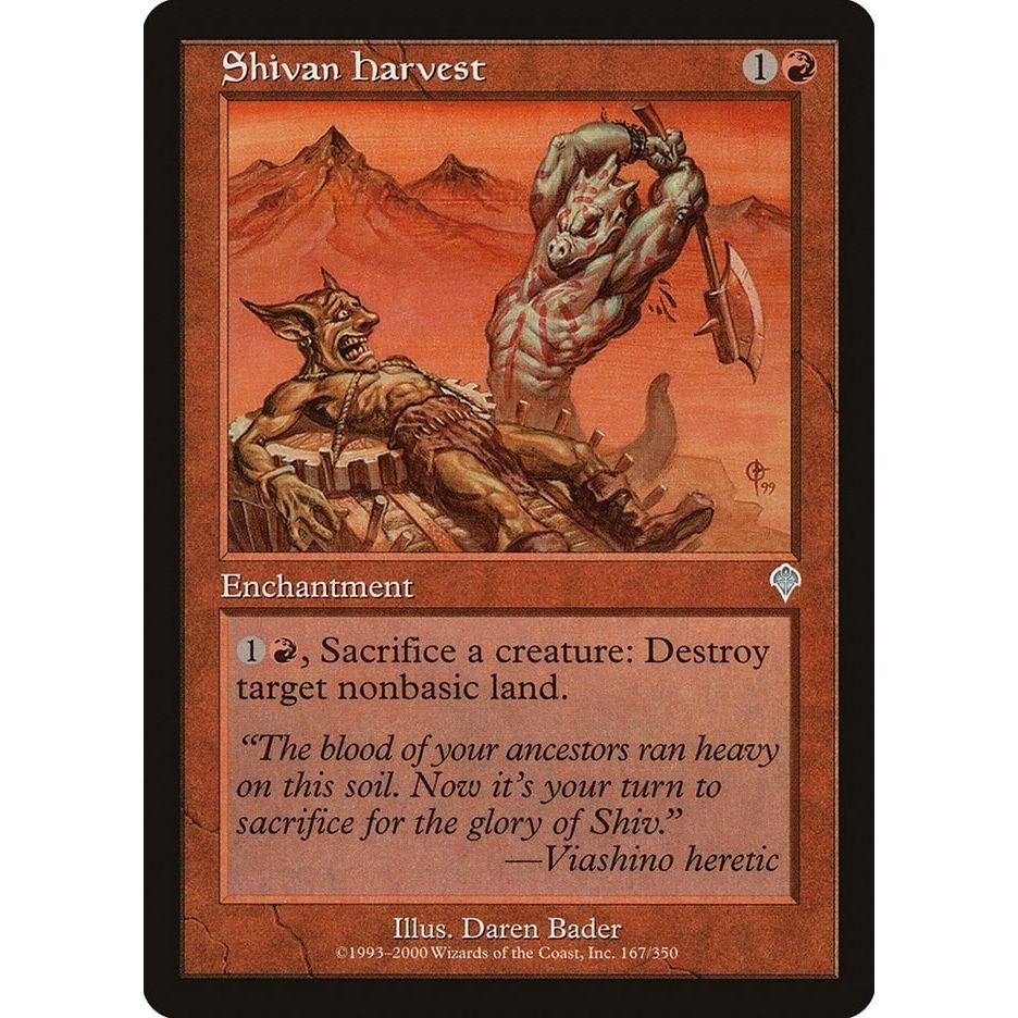 Image for Shivan Harvest (167) (INV) - Magic: The Gathering