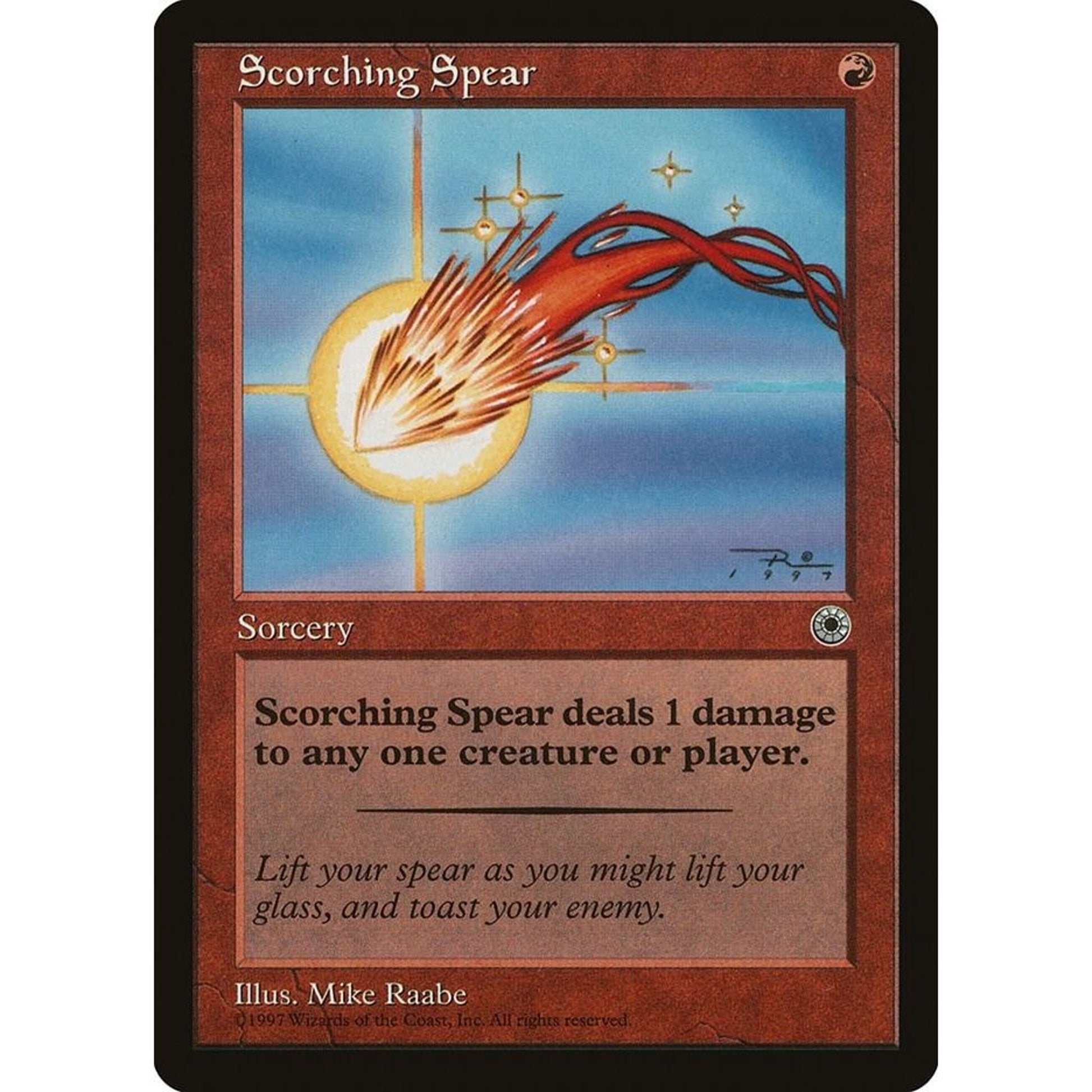 Image for Scorching Spear (POR) - Magic: The Gathering